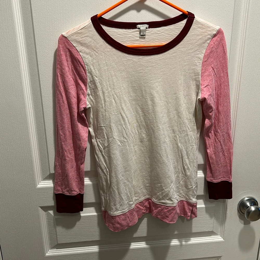 JCrew color block shirt